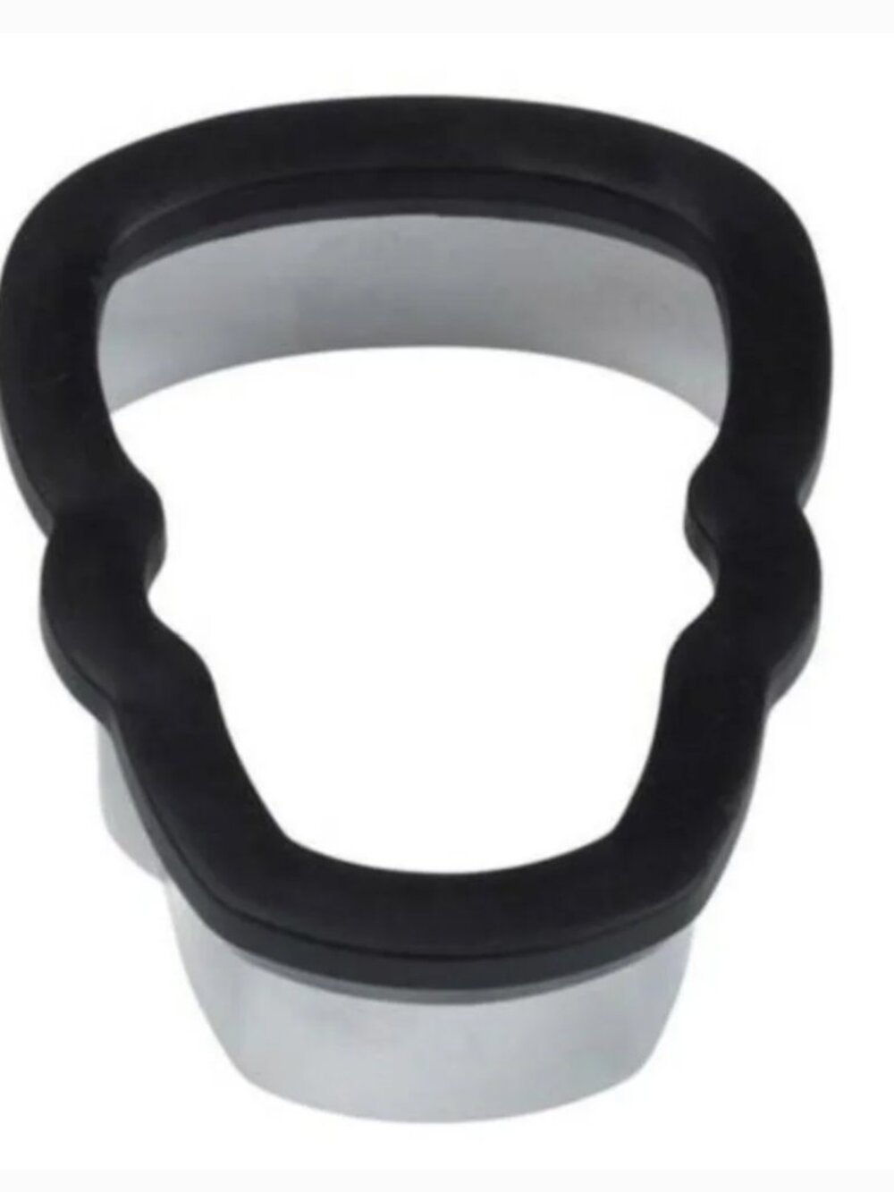 Skull Head Cookie Cutter Wilton Comfort Grip Skeleton 4"x4" Plastic Halloween